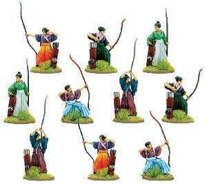 Warlords of Erehwon Onna-bugeisha with longbows - Image 2