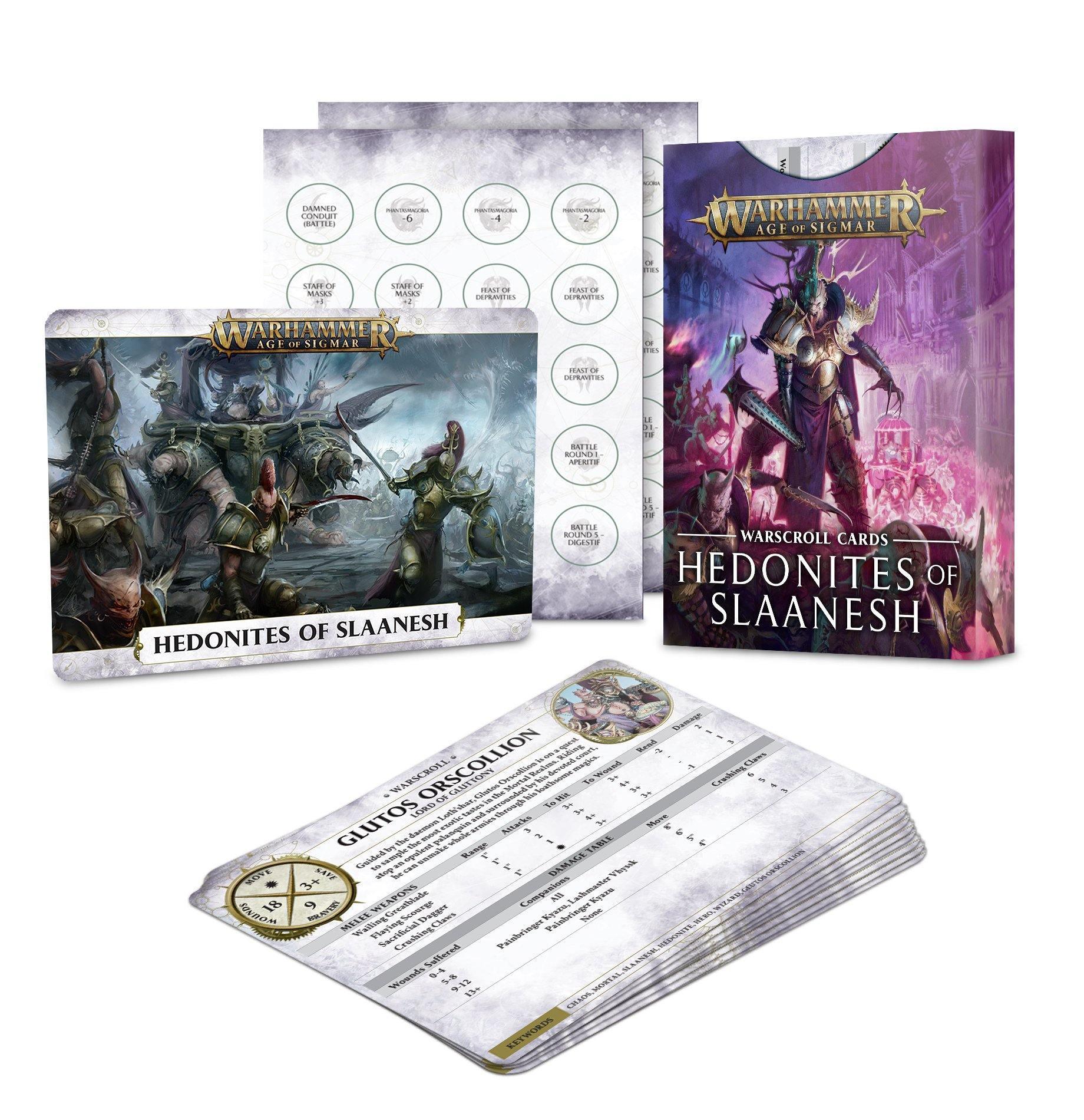Warscrolls: Hedonites of Slaanesh - OLD