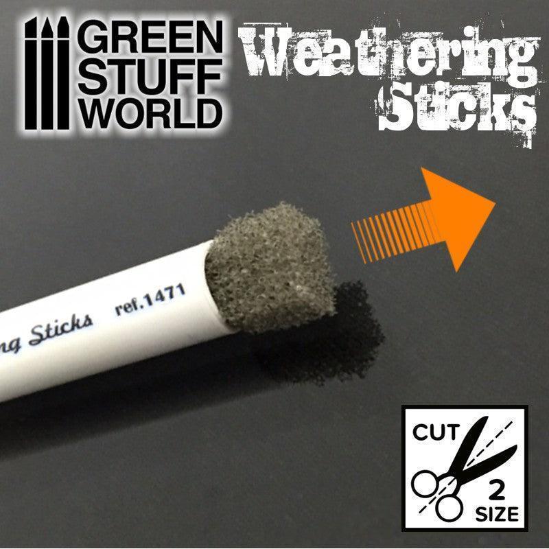 GREEN STUFF WORLD Weathering Brushes 8mm (set 3pc) - Image 3
