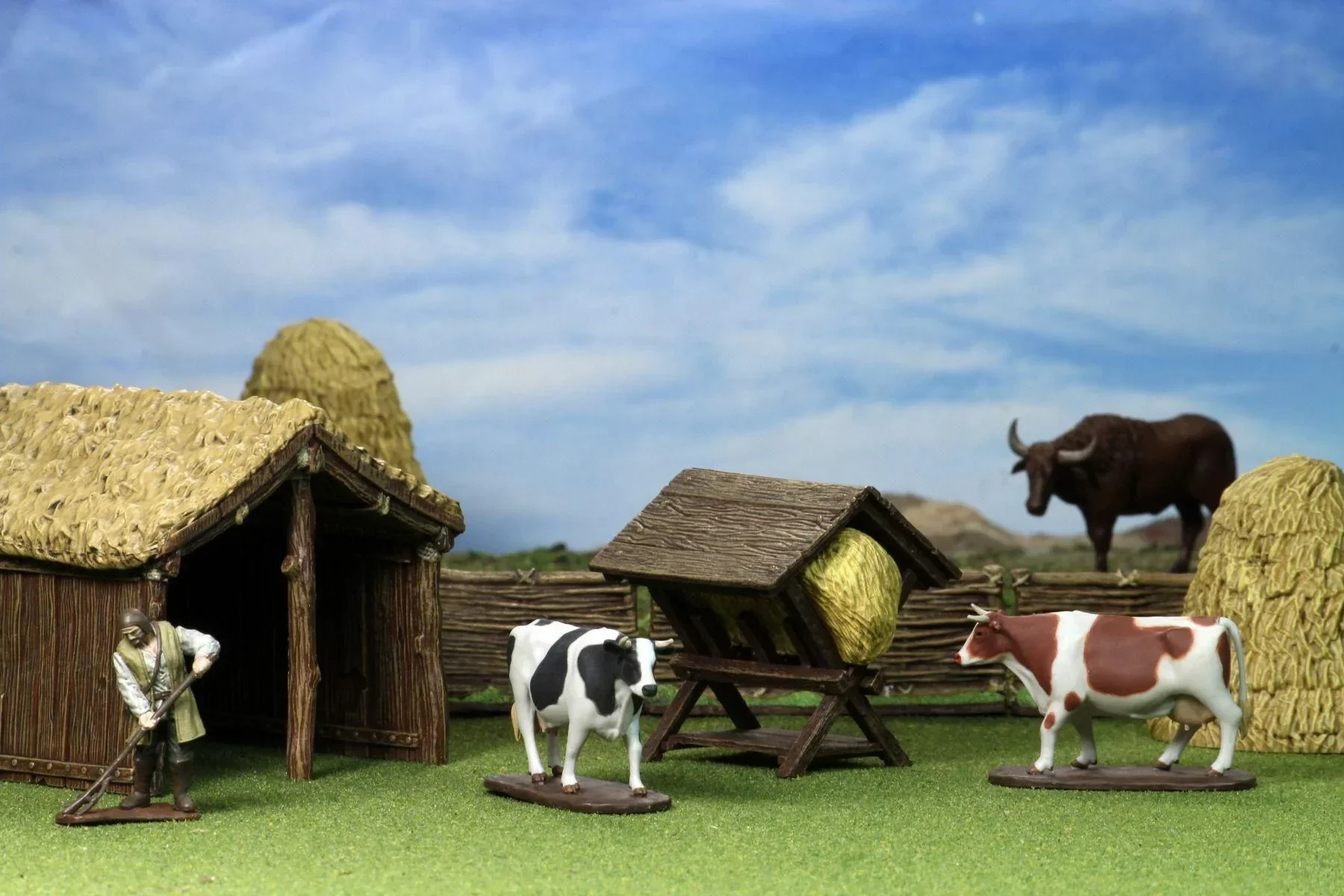 WizKids 4D Settings Medieval Farmer - Image 3