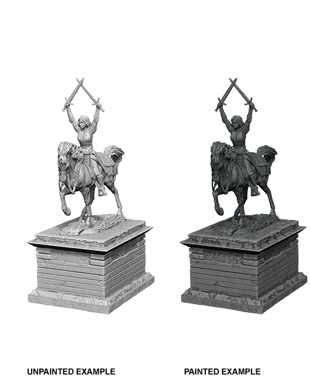 WizKids Deep Cuts Unpainted Miniatures Heroic Statue