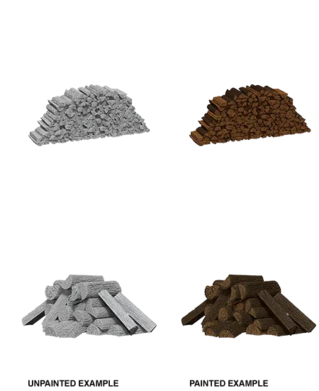 WizKids Deep Cuts Unpainted Miniatures Signs & lights