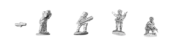 World War III: Team Yankee - Eryx Team (x4 figures)