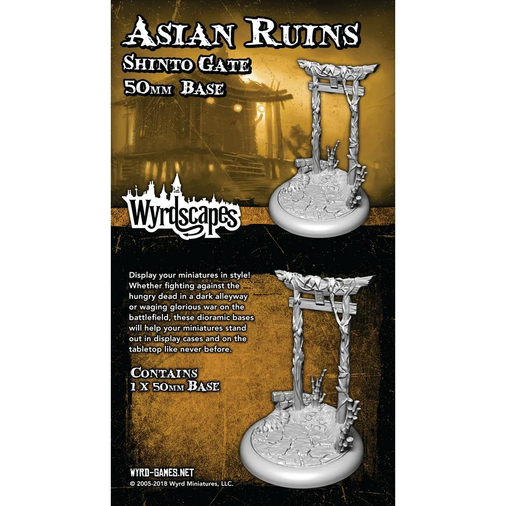 Wyrd Games: Wyrdscapes: Bases: Asian Ruins 50MM III - Shinto Gate
