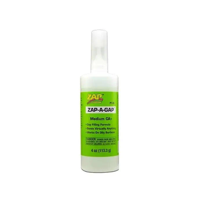 Zap Adhesive Zap-A-Gap Ca+ 4oz (Green) Pacer 11730013